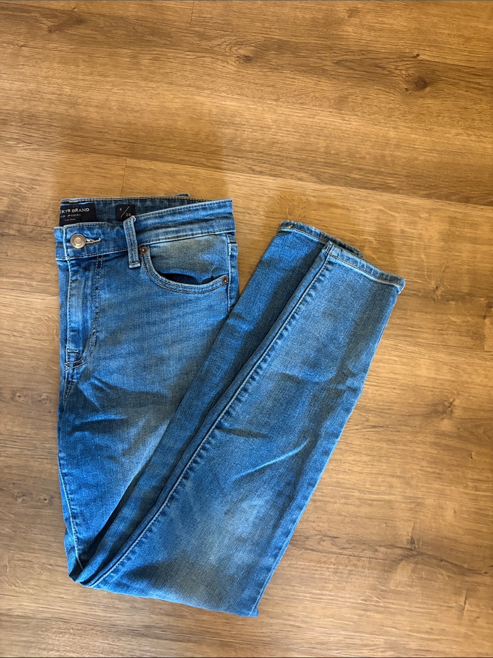 Lucky Brand Women's Skinny Jeans in Blue Denim